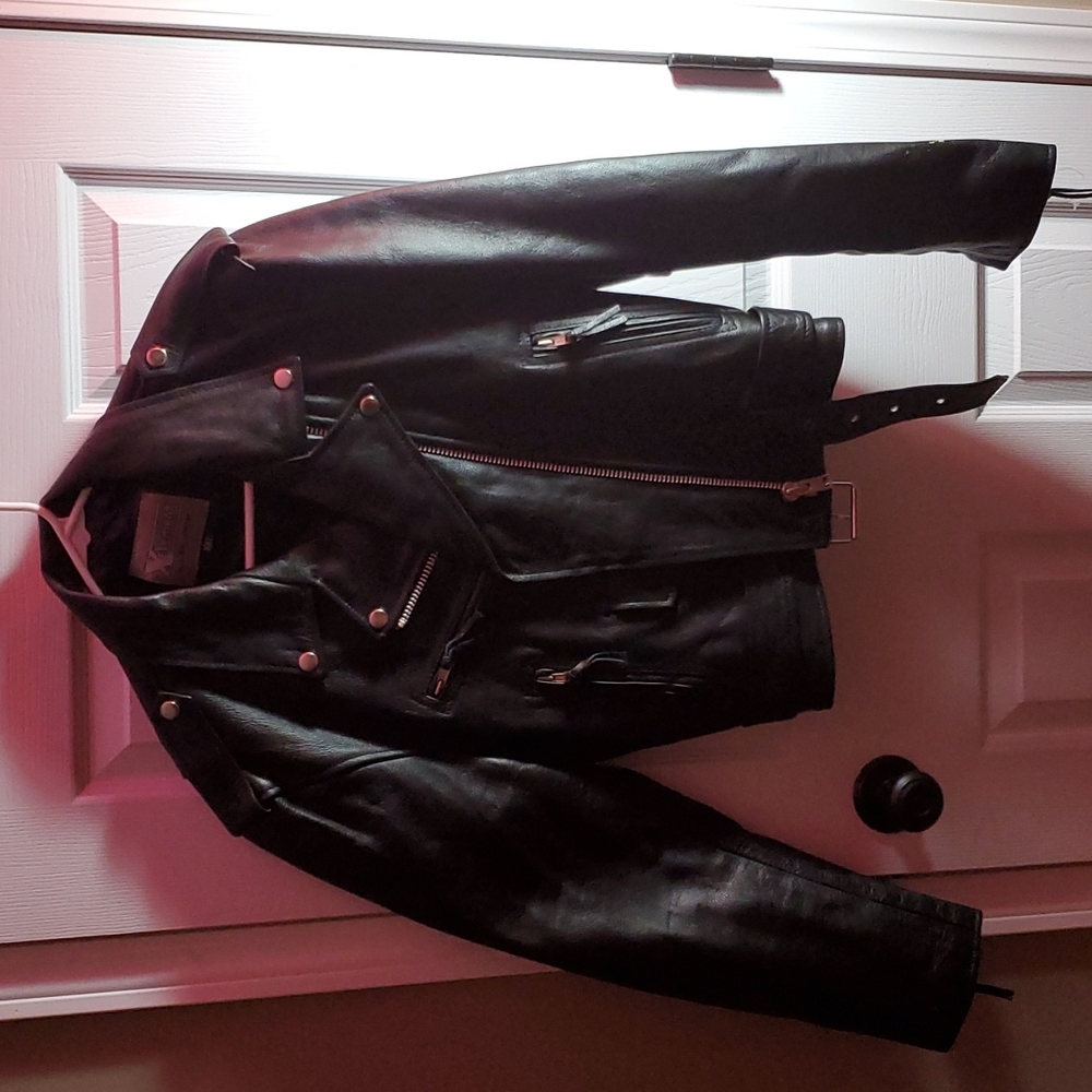 Men's (or Unisex) Leather Motorcycle Jacket